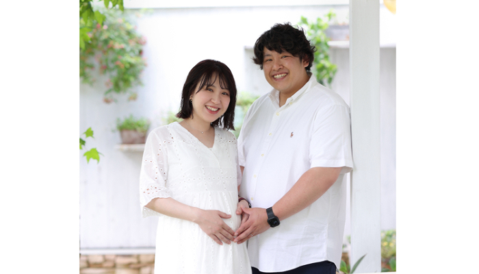 マタニティ　夫婦　フォト　撮影　おしゃれ　スタジオ