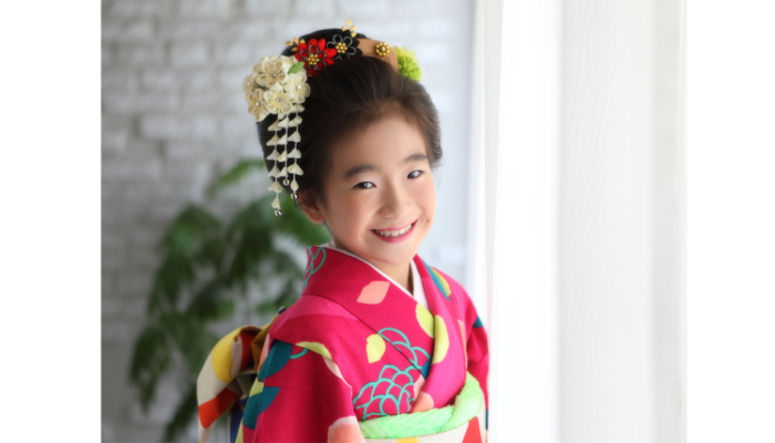ハーフ成人式　10歳記念　着物貸出　玉名