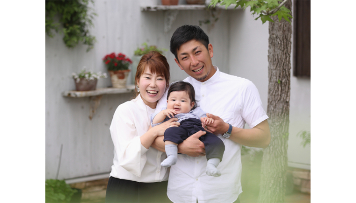 家族写真　カジュアル　撮影　玉名　吉田写真館