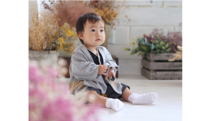 玉名　熊本　吉田写真館　1歳誕生日　撮影